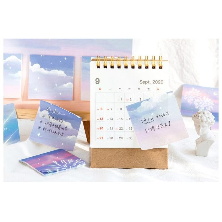 

sd-46 Ew64 Fresh Sky Fireworks Series Sticky Notes Set / Memo Tempel Lucu Unik Murah Hemat Original