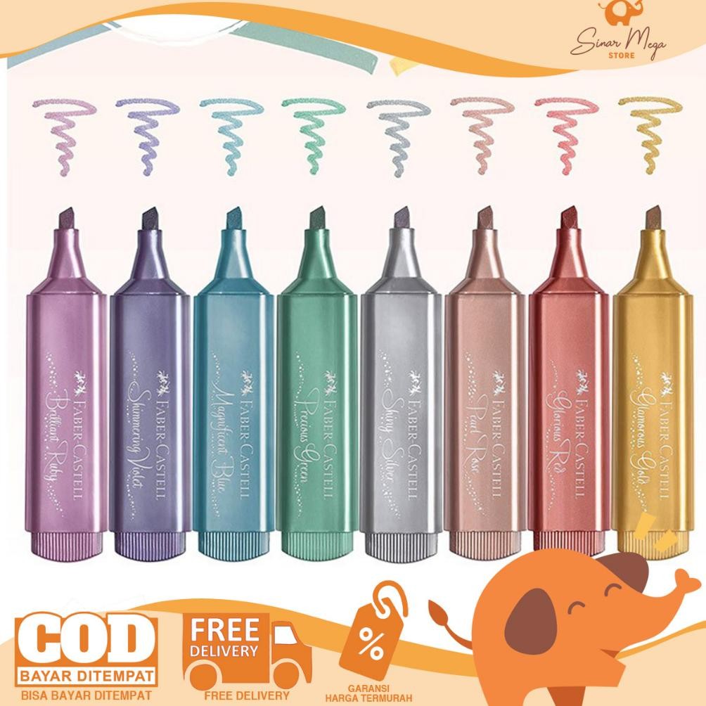 

Promo Spesial!! Eh76 Faber Castell Highlighter Textliner 46 Metallic / Penanda Metalik PART 2 Terlaris Premium