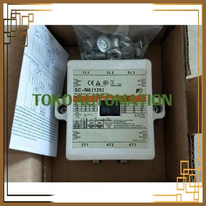 [TAM] SC-N6 SCN6 SC-6N SCN-6 125A 220V MAGNETIC CONTACTOR PX33