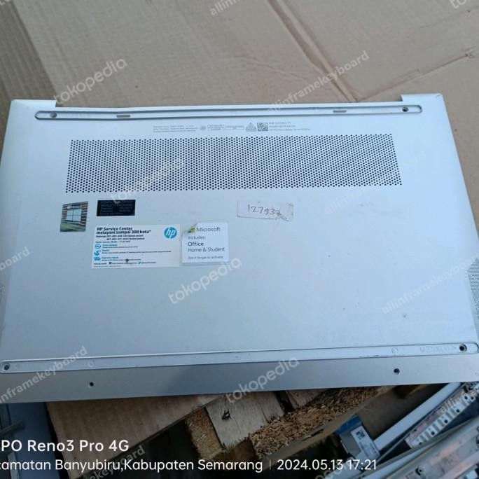 Bottom Case Laptop Hp Pavilion Laptop 14-Ec0008Au100% Original Cabutan New Stok