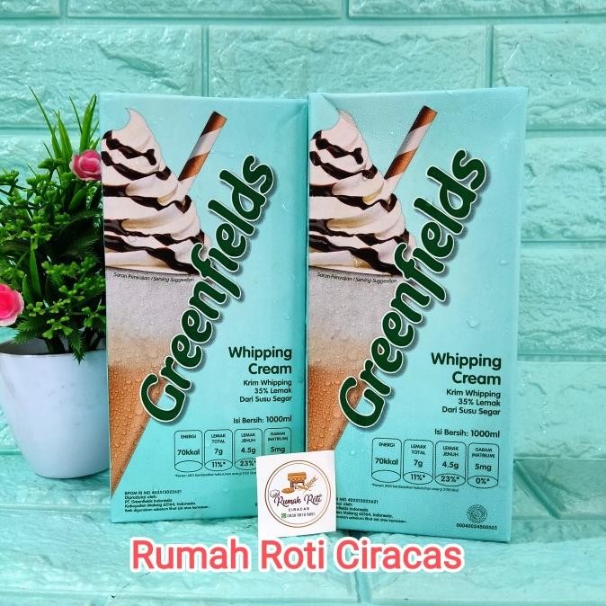 

Sale Greenfield Whipping Cream Greenfields 1Ltr Diary 1000Gr Whipp Cream 1