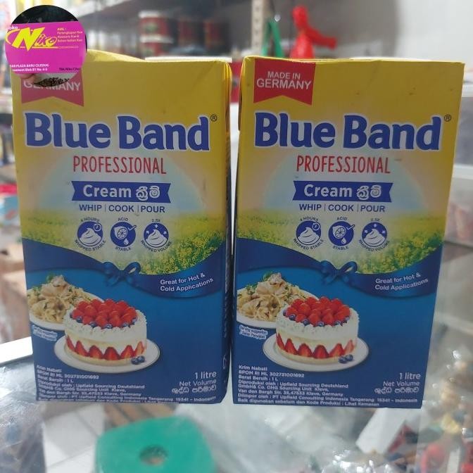 

Sale Blue Band Whipping Cream 1 Liter Khusus Grab Dan Gojek