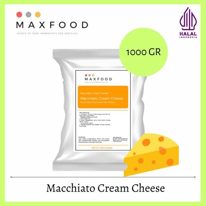

Sale Macchiato Cream Cheese Powder / Bubuk Serbuk Macchiato Rasa Keju 1 Kg