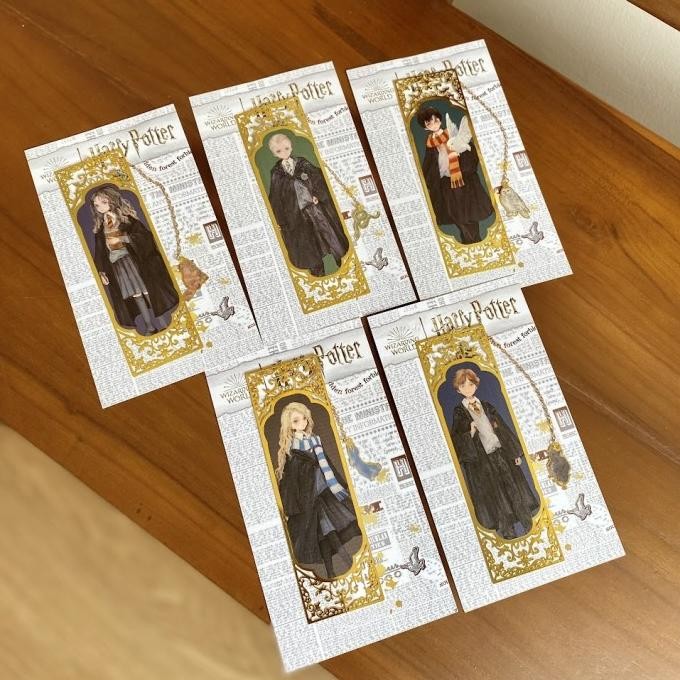 

new !!! Pembatas Buku Penanda Buku Kertas Bookmars Seri Darco Harry Potter murah