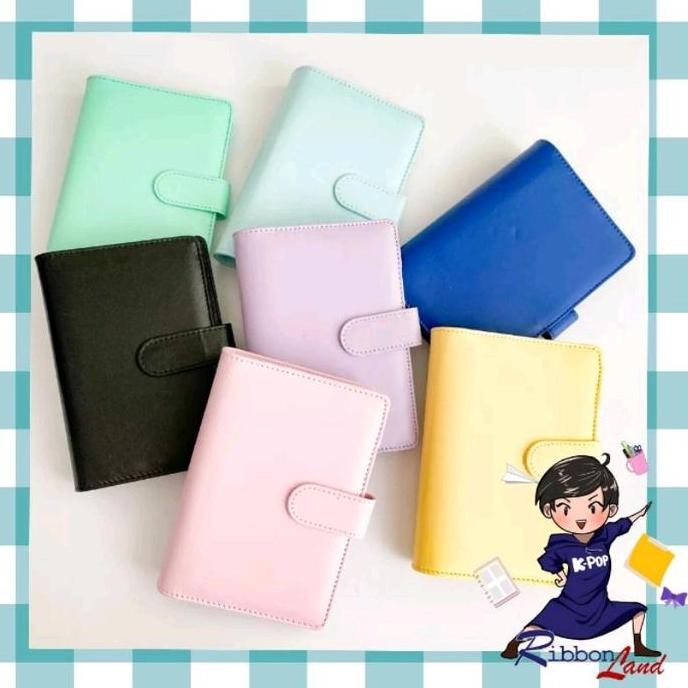 

new !!! A6 Binder Kulit PU Magnet Snap Seri HIRO Stationery murah