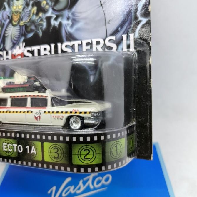 baru  Hot Wheels Ghostbusters II Ecto 1A Hotwheels Retro Ghostbuster 2 murah