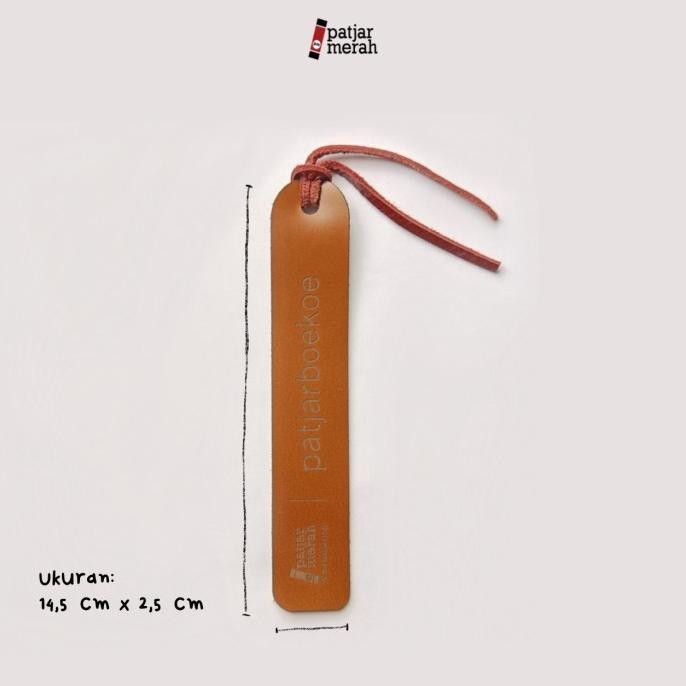 

new !!! Pembatas buku berbahan kulit patjarmerah x vitarlenology murah