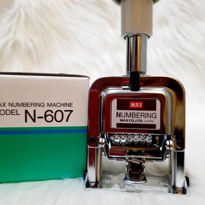 

NEW MAX NUMBERING MACHINE N-807 / 8 DIGIT