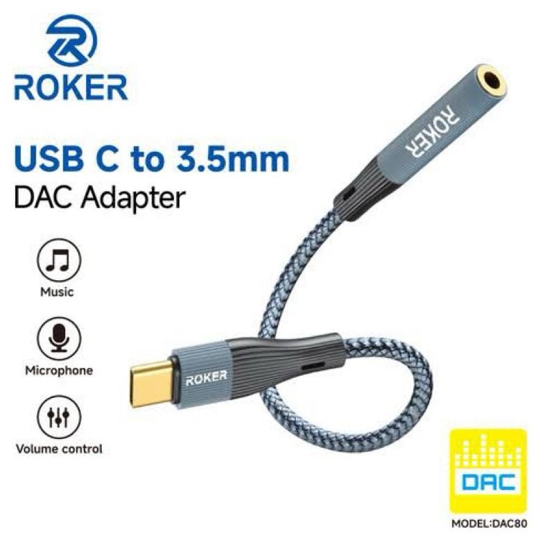 ready  Splitter Adapter Roker Dac80 Jack To Type C Android ipad iphone 15