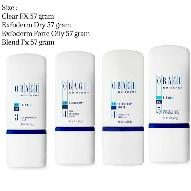 NEW Obagi Nu-Derm Clear Fx / Exfoderm / Blend Fx Skin Brightener