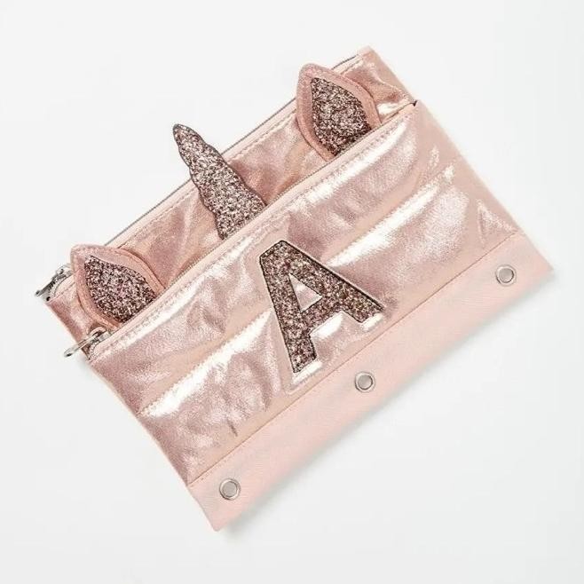 

TERMURAH - Tempat pensil Justice Original pencil case unicorn rose gold