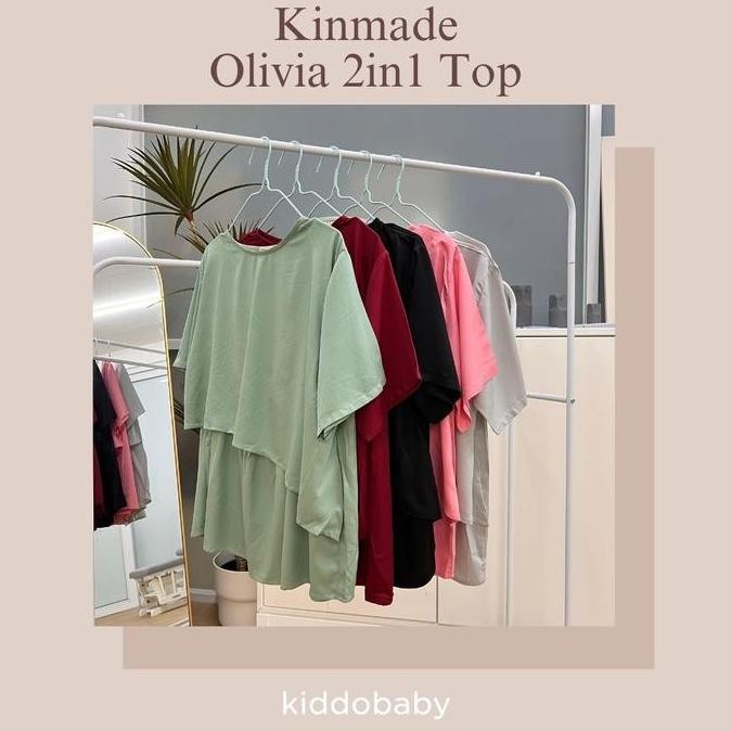 NEW Kinmade Olivia 2in1 Top | Baju Menyusui