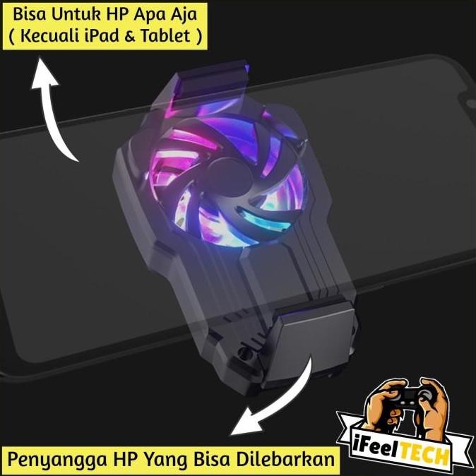 MEMO FL05 PENDINGIN HP / COOLER HP / COOLING HP 700MAH GAMING FAN TERBAIK DIKELASNYA