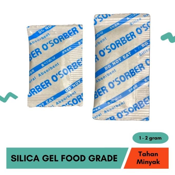 

Produk Baru!! Silica Gel Oxy Food Grade Tahan Minyak Makanan 1 Kg
