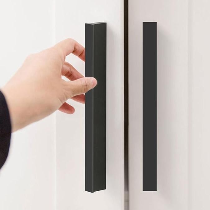 COD 1 Meter Handle Laci Minimalis Hitam Handel Pintu Lemari Panjang Handle Lemari Gagang Pintu Lemar