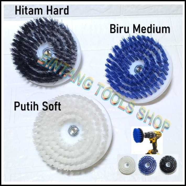 Sikat Mata Bor Untuk Sofa Dan Karpet Round Brush Sikat Lembut