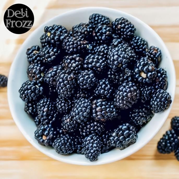 

Diskon! IQF Frozent Fruit Blackberry | Buah Blackberries Beku 1kg