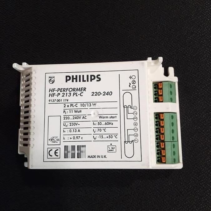 ___] PHILIPS Ballast Lampu PLC 213W/PLS 2X11W HF-P 213 220-240V