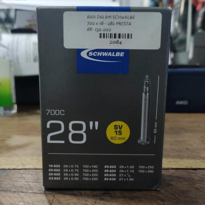 ```````] Ban dalam schwalbe 700 x 18 - 28 presta
