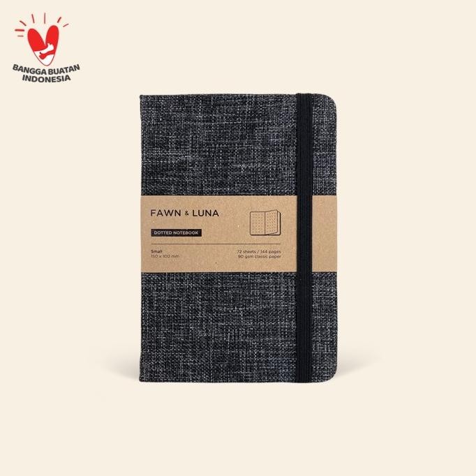 

Fawn & Luna - Black Smoke - Notebook Small A6 - Buku Jurnal/Agenda/Diary/Catatan