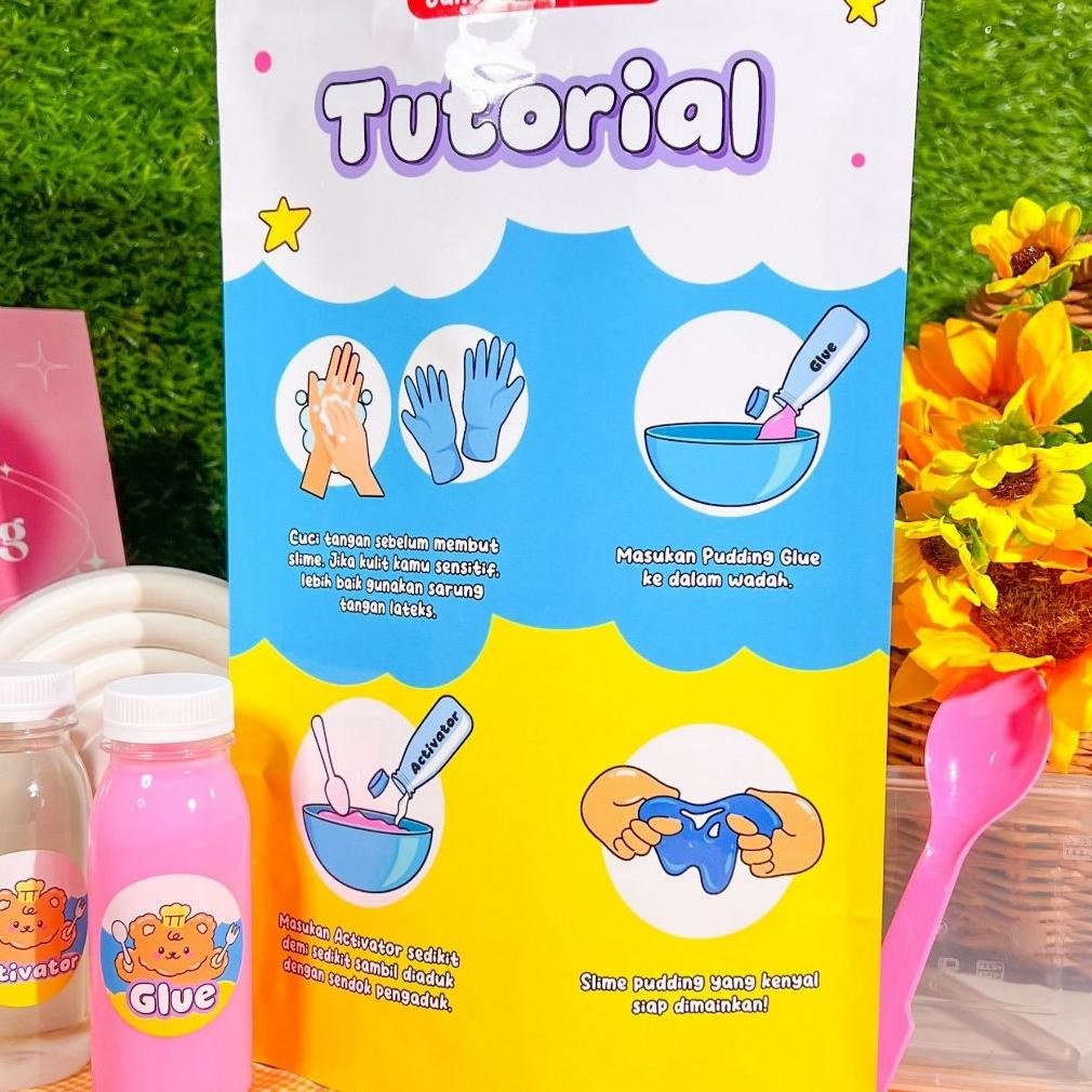 SLIME KIT PUDDING BY SLIME BINO || SLIME KIT || BIKIN SLIME SENDIRI || TOFU SLIME