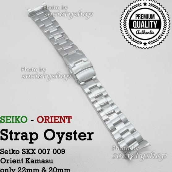 Oyster Strap Rantai Jam Tangan Seiko Orient Kamasu Watch 22Mm Tali 22