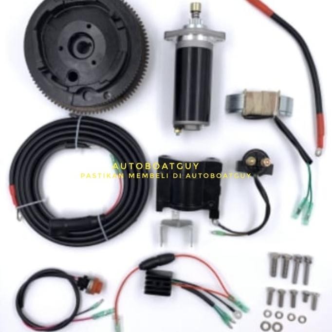 ] Electric Starter Kit Mesin Tempel Yamaha 15 PK HP KAPSUL 63V
