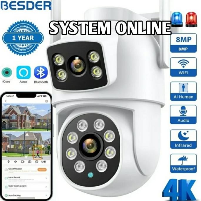 TERSEDIA IP Camera Outdoor Wireless CCTV PTZ Xmeye Icsee HIGH Quality Speed Dom