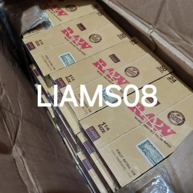 

BEBAS ONGKIR - kertash RAW coklat dan hitam 1 1/4 per box