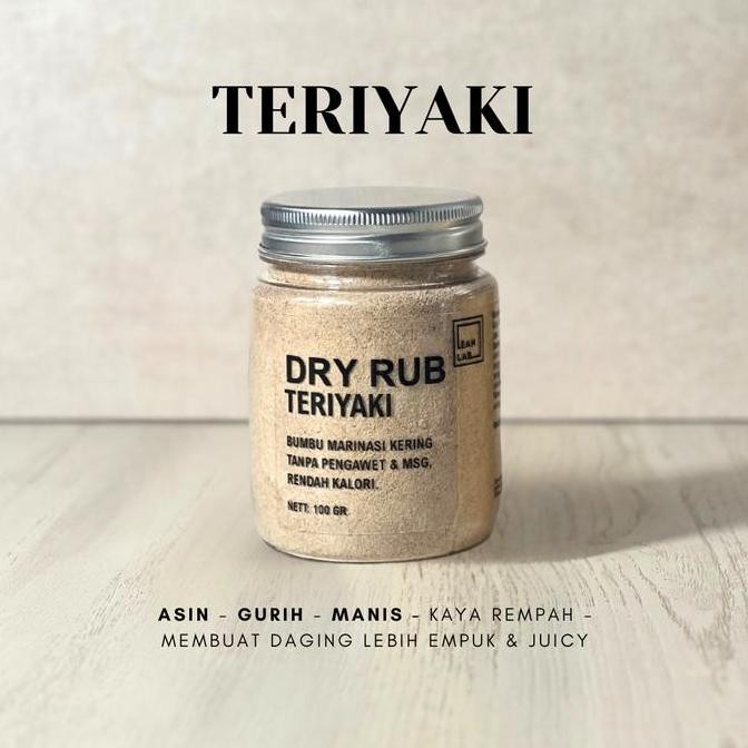 

Leanlab Bumbu Masak Dry Rub Teriyaki Bundle 100g - Cocok untuk Daging Ayam, Sapi, Ikan, dan Tempe - Bawang, Masakan