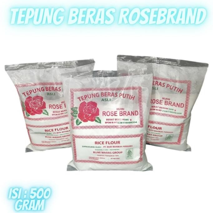 

Terlaris Tepung Beras Rose Brand 500Gram