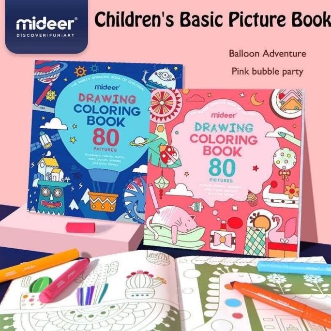

TERSEDIA Mideer Drawing Colouring Book