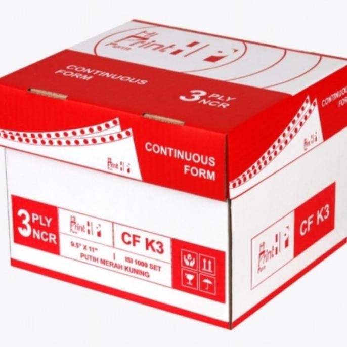 

TERBARU - CONTINUOUS FORMS 9.5 x 11 3 ply (KHUSUS GOJEK)