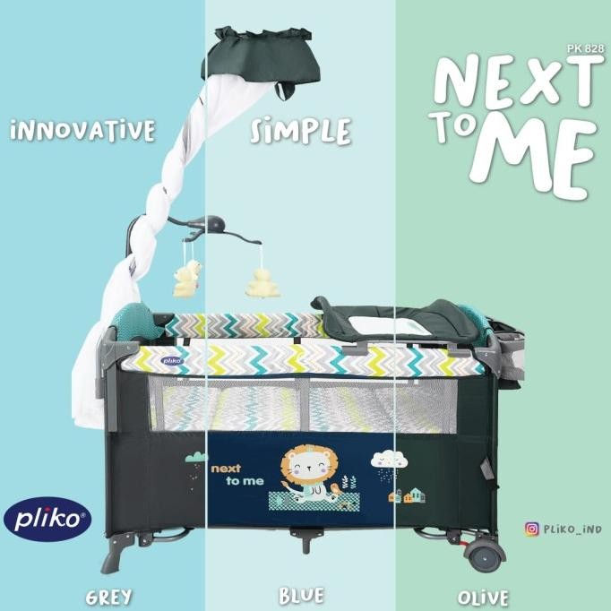 Tempat Tidur Bayi Box Pliko 828 LR