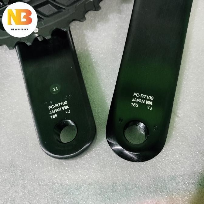 Original Crankset Shimano 105 R7100 52/36T arm 165 mm 12 speed Crank Roadbike