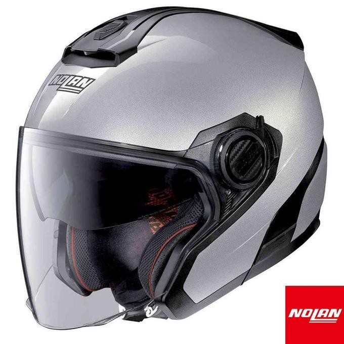 Nolan N40.5 Special Salt Silver Half Face Helmet