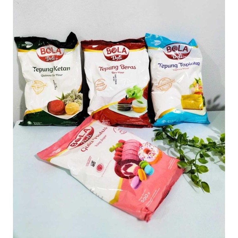 

Terlaris Bola Deli Tepung Terigu/Beras/ Tapioka/Ketan/Tepung Maizena/Gula Halus