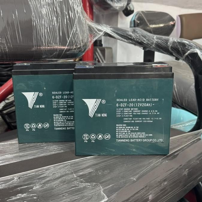 ready BATERAI AKI 6-DZF-20 12V20ah TIAN NENG NEW SATUAN SEALED LEAD ACID BATTERY