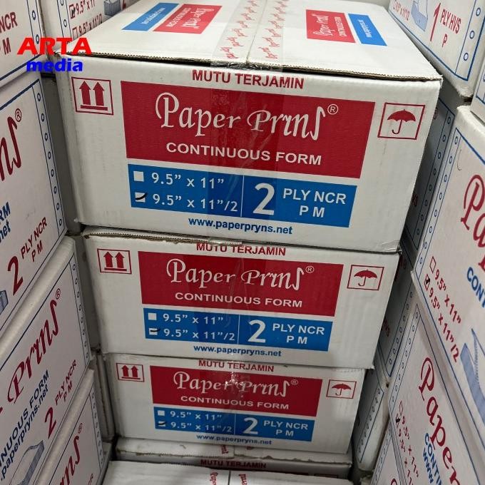 

TERMURAH - Continuous Form Paper Prins 9.5"x11"/2 - 2 ply
