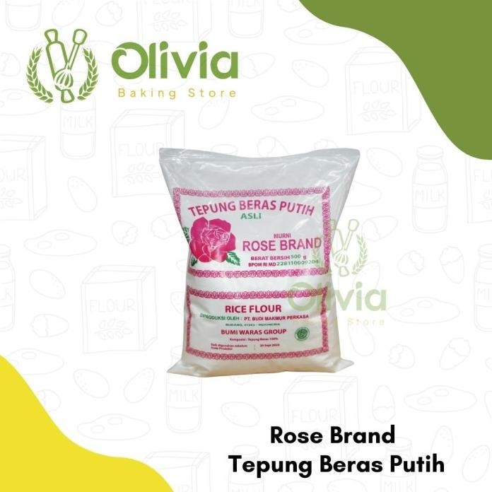 

Terlaris Tepung Beras Putih/Rice Flour Rose Brand (Kemasan Ekonomis) 500Gr