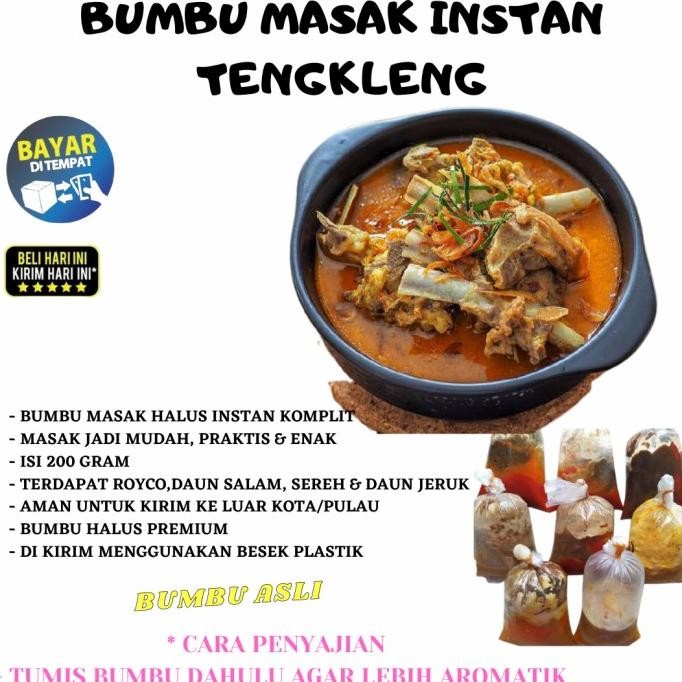 

BUMBU MASAK TENGKLENG - BUMBU MASAK INSTAN PRAKTIS ENAK - BUMBU HALUS