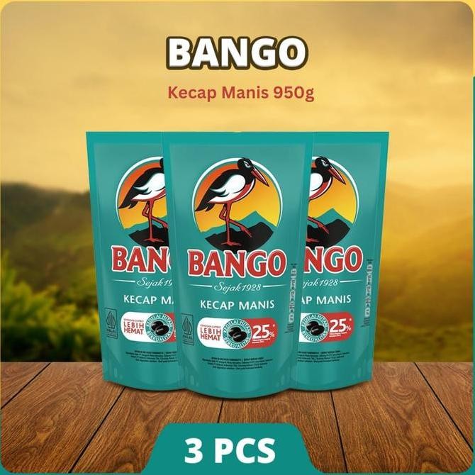 

Terbaru [CREATORS] Bango Kecap Manis 950g Isi 3