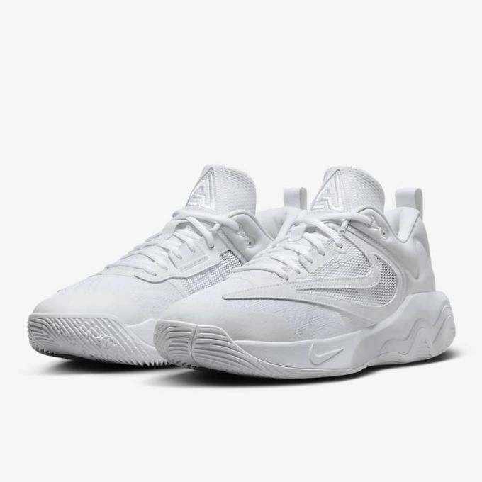 NEW SEPATU BASKET NIKE GIANNIS Immortality 3 EP Triple White ORIGINAL 100%