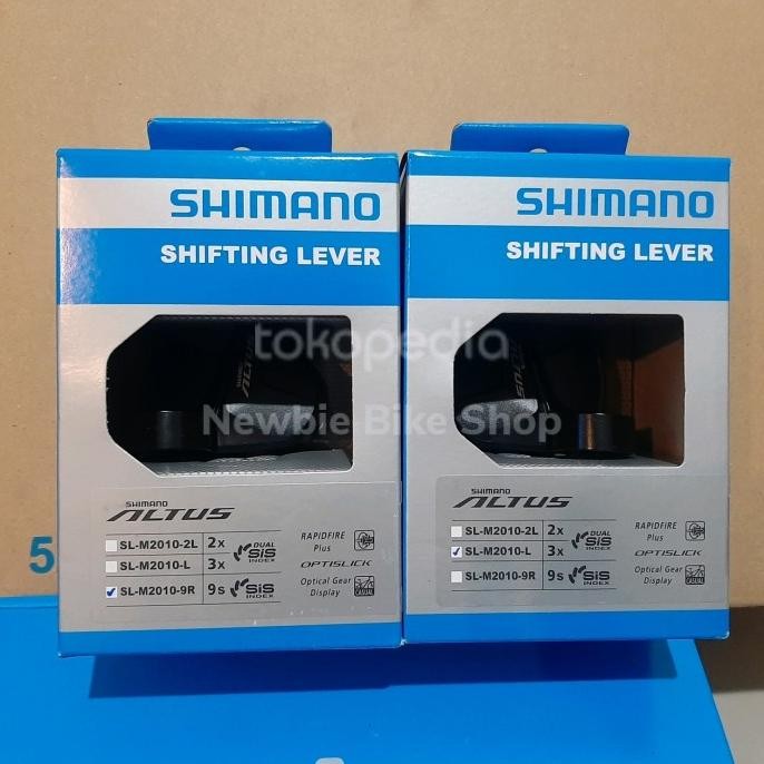 Original Shifter Shimano Altus M2010 3 x 9 speed original bukan deore tiagra