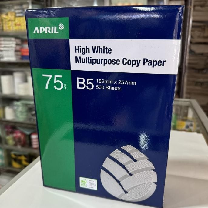 

TERMURAH - Hvs Putih B5 75gr merk APRIL