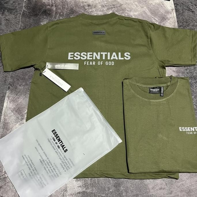 baru  Kaos Essentials FOG 16s Reflective Oversize Pria Wanita murah