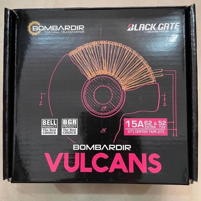 Trafo Donat 15A 62V-52V Ct Vulcans Bombardir Travo Toroid Vulcans Bombardir 15 Amper Ct 65 Volt Bell