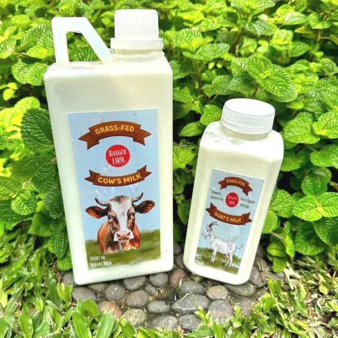 

Ranger Farm Raw Grass Fed Goat / Cow Milk , Susu Organik