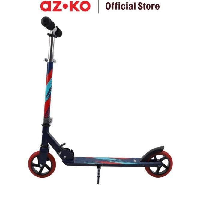 Sale Azko Berwyn Skuter Anak 2 Roda - Biru/Merah Scooter Sekuter Mainan Anak Kendaraan Anak Ride On 