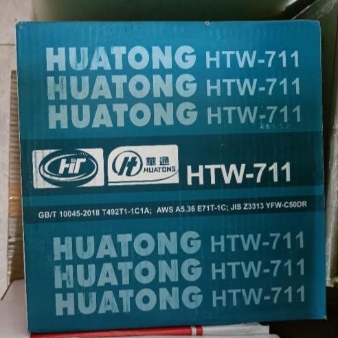 Kawat Las Flux Cored Mig Htw-711 1.2Mm 15Kg E71T1-C1 Huatong Htw711 1,2Mm 15Kg New Stok